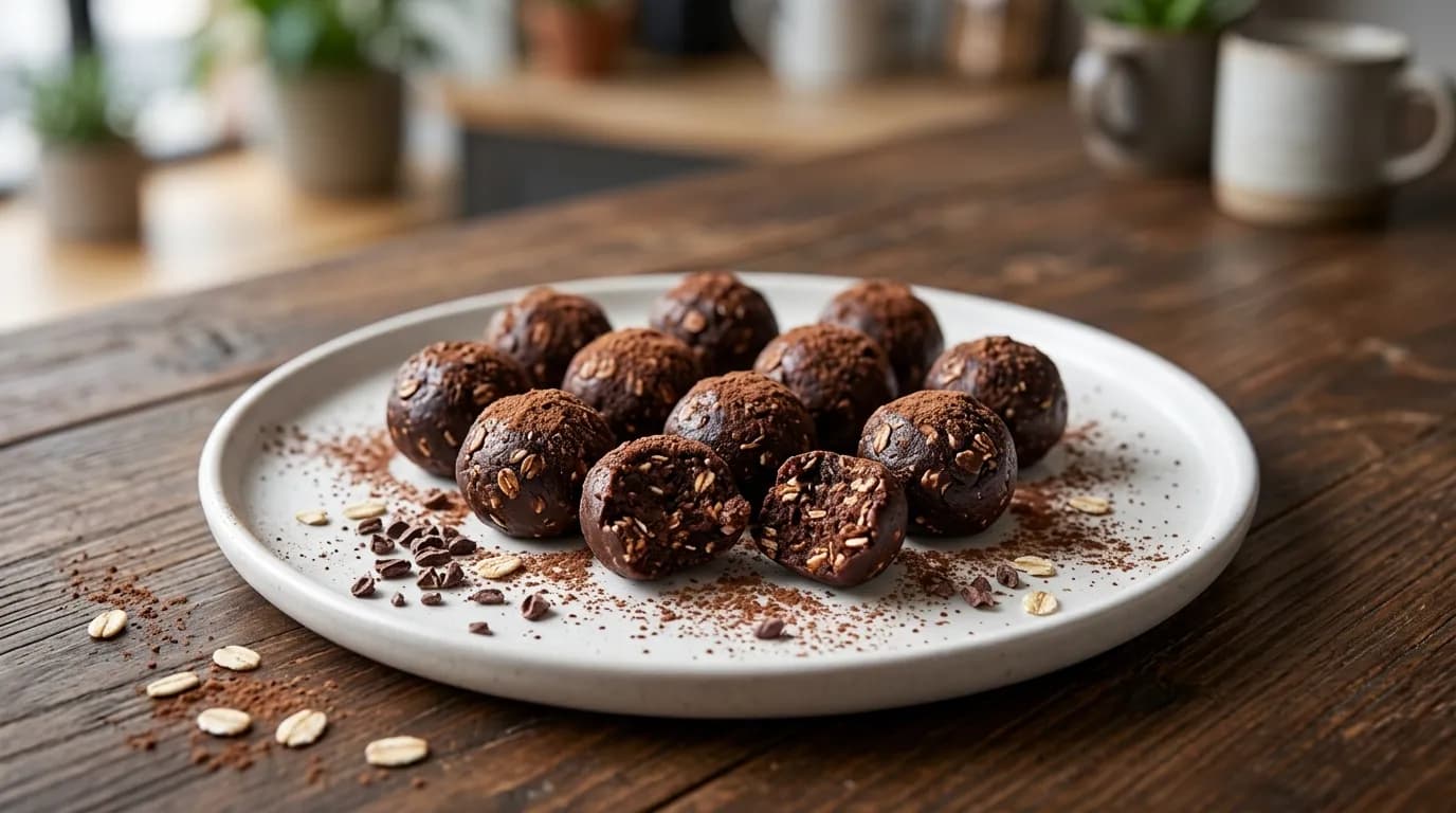 Chocolate Whey Protein Bites
