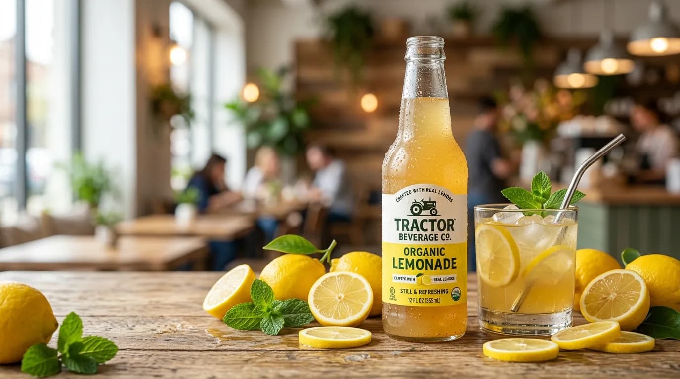 Organic Lemonade - Tractor Beverage Co.